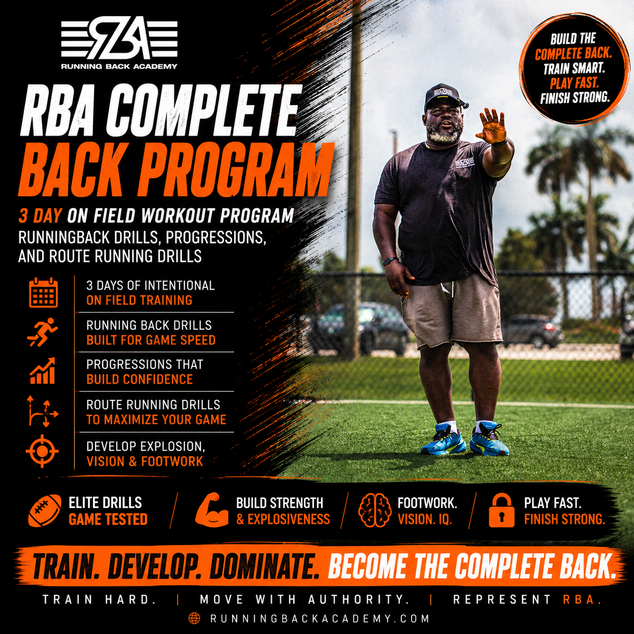 RBA | Complete RunningBack Program | 3 Day Workout
