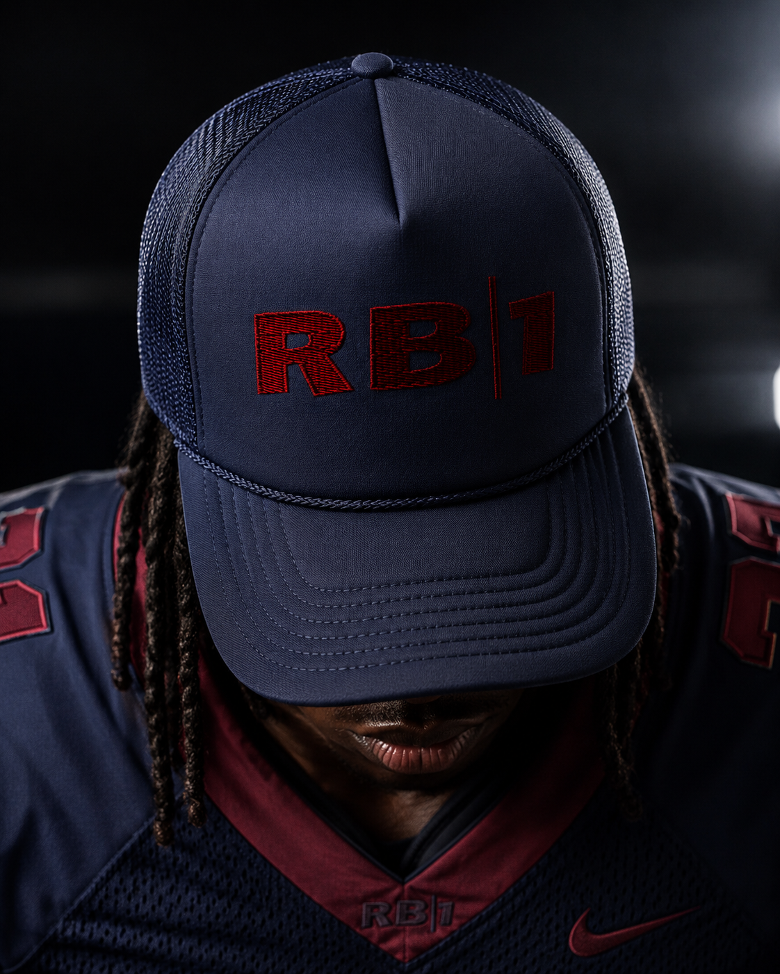 RBA - "RB|1" Hat Maroon Logo