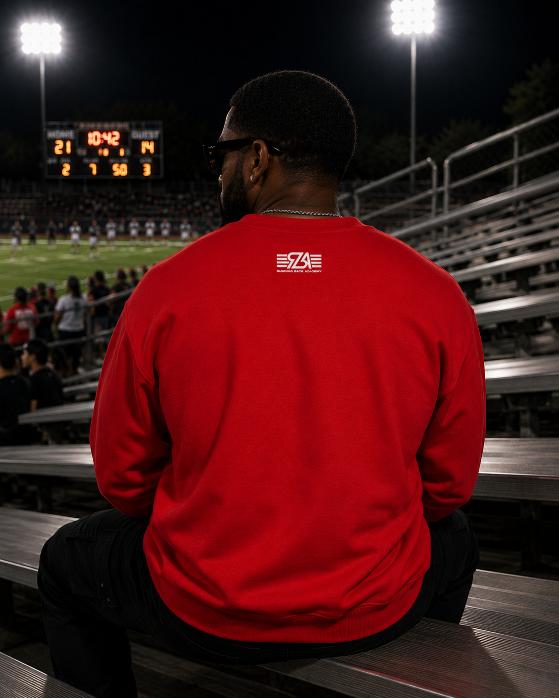 RBA | "YARD CHASER" CREW NECK SWEATSHIRT | BLACK LOGO