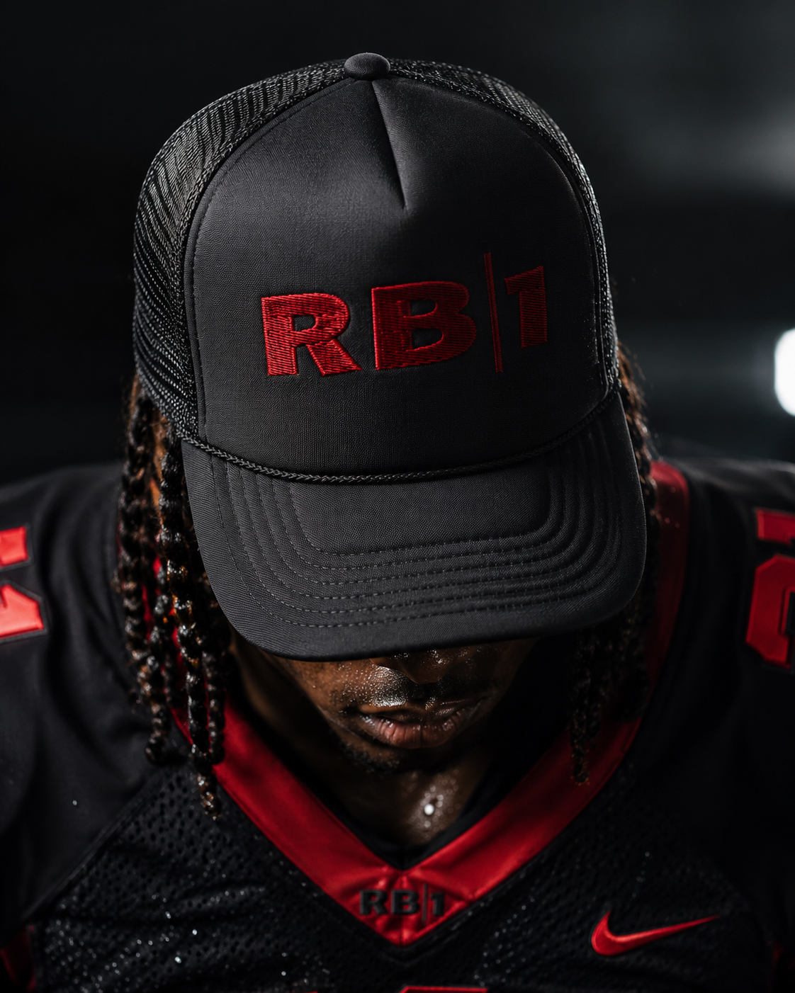 RBA - "RB|1" Hat Maroon Logo