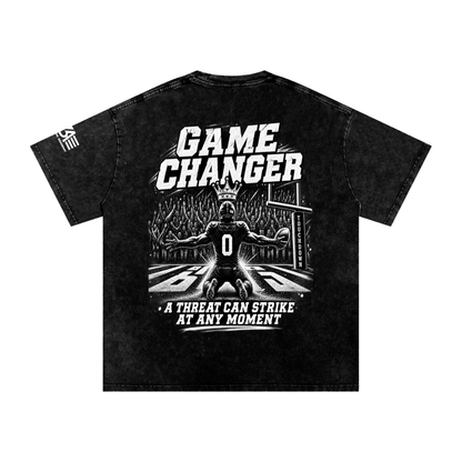 RBA | Snow Washed Oversized Cotton T-Shirt | Game-Changer