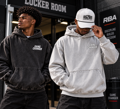 RBA | Snow Wash Fleece Oversize Hoodie | Game-Changer