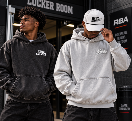 RBA | Snow Wash Fleece Oversize Hoodie | Game-Changer