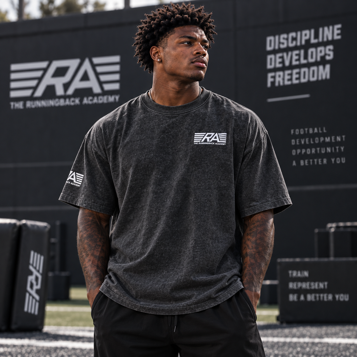 RBA | Snow Washed Oversized Cotton T-Shirt | RBA Official