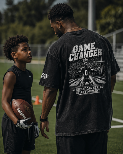 RBA | Snow Washed Oversized Cotton T-Shirt | Game-Changer