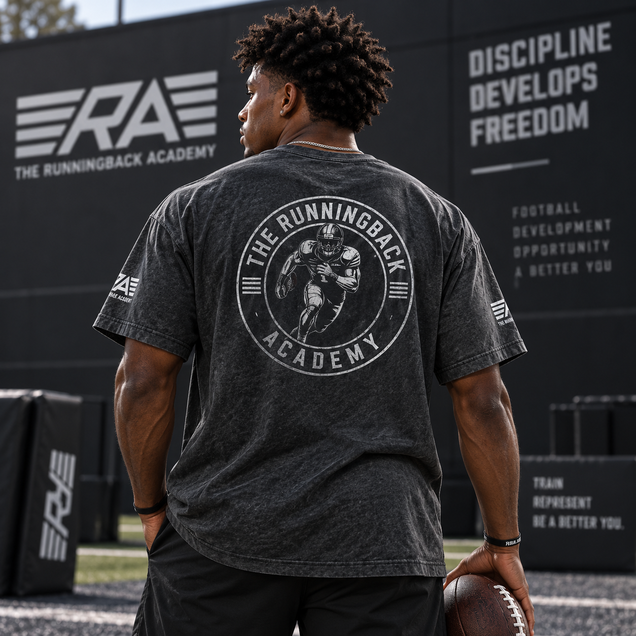RBA | Snow Washed Oversized Cotton T-Shirt | RBA Official