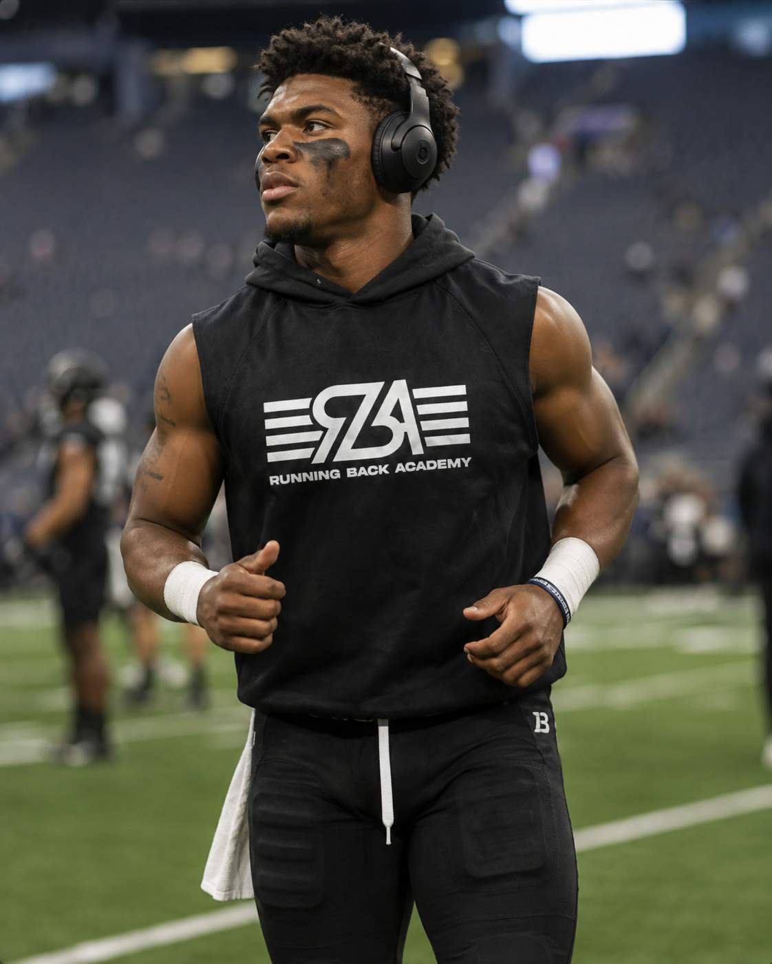 RBA Affirmations | Snow Washed Sleeveless Hoodie