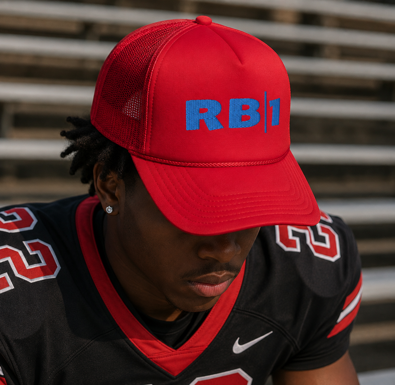 RBA - "RB|1" Hat Deep Sky Blue Logo
