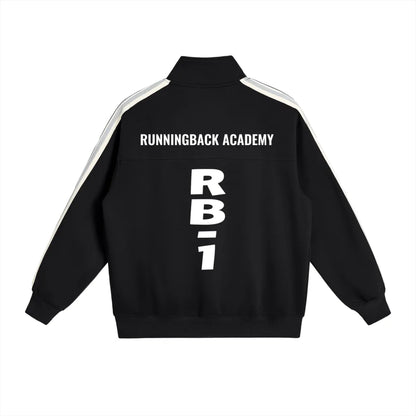 Contrast Side-Stripe Stand Collar  Jacket