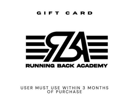 The RunningBack Academy Gift Card