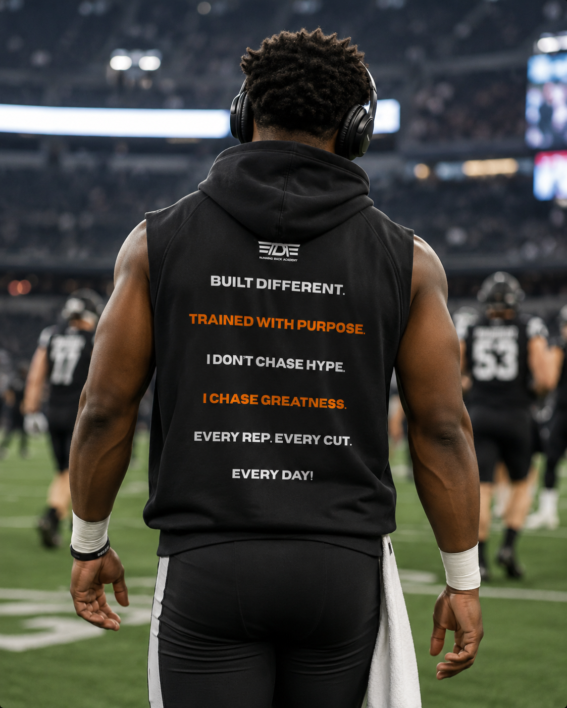 RBA Affirmations | Snow Washed Sleeveless Hoodie