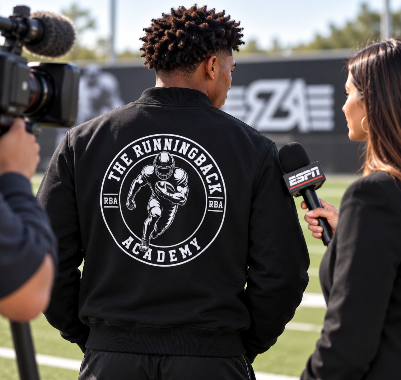 RBA | Essential Zip-Up Fleeced Varsity Jacket