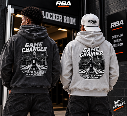 RBA | Snow Wash Fleece Oversize Hoodie | Game-Changer