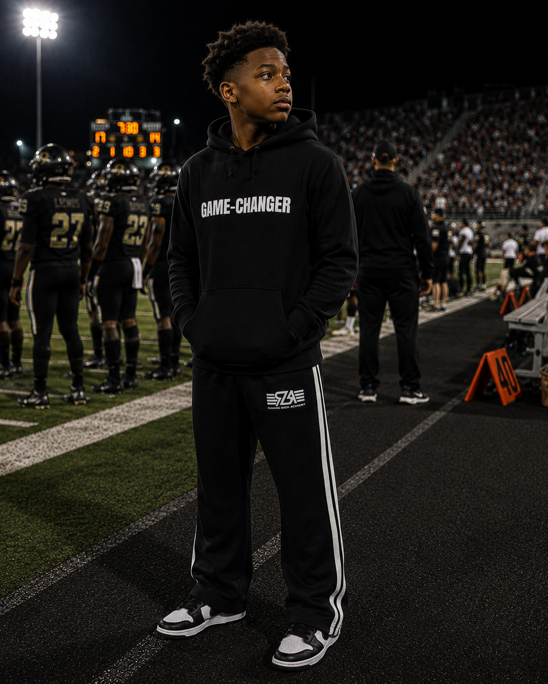 RBA | OFFICIAL "GAME-CHANGER" HOODIE WITH LOGO ON SLEEVE