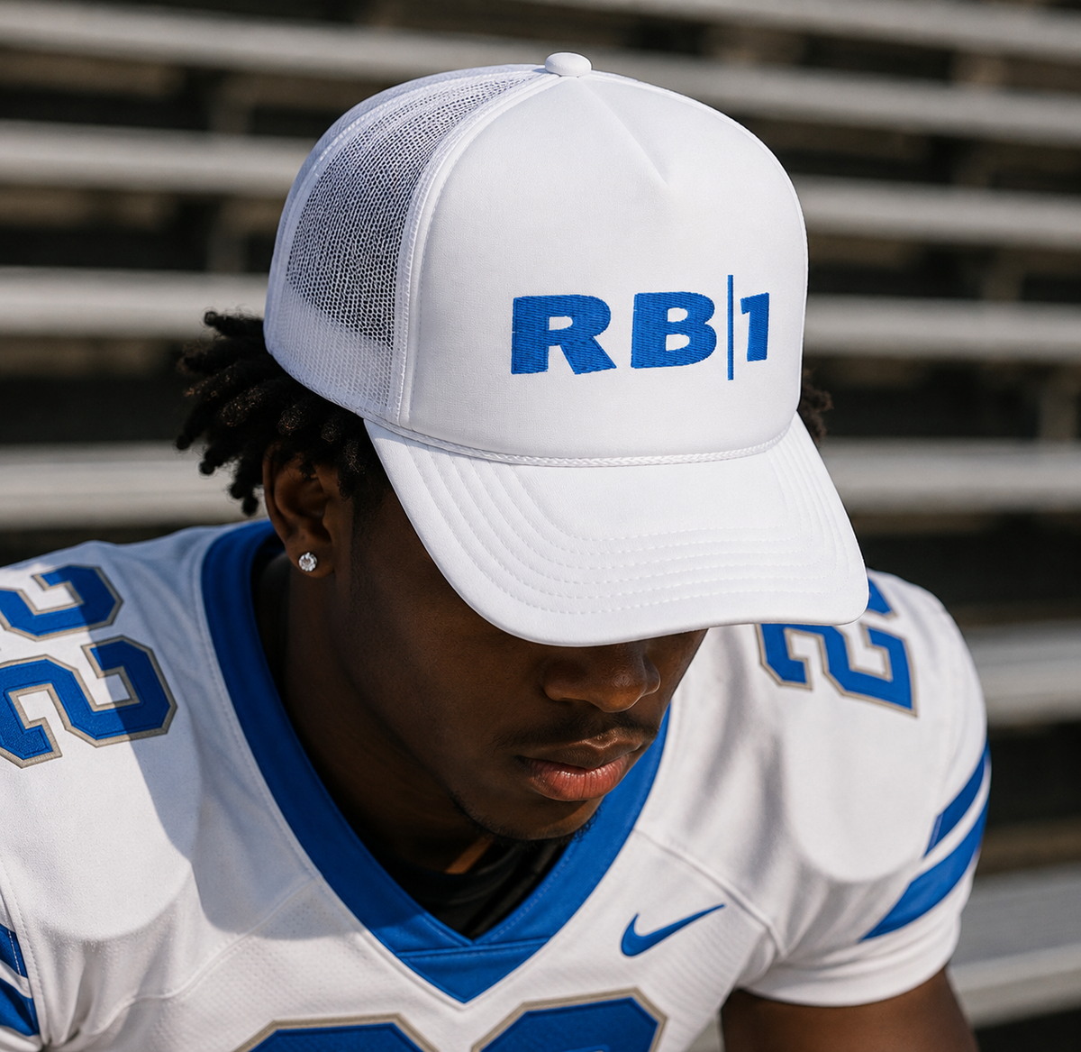 RBA - "RB|1" Hat Deep Sky Blue Logo