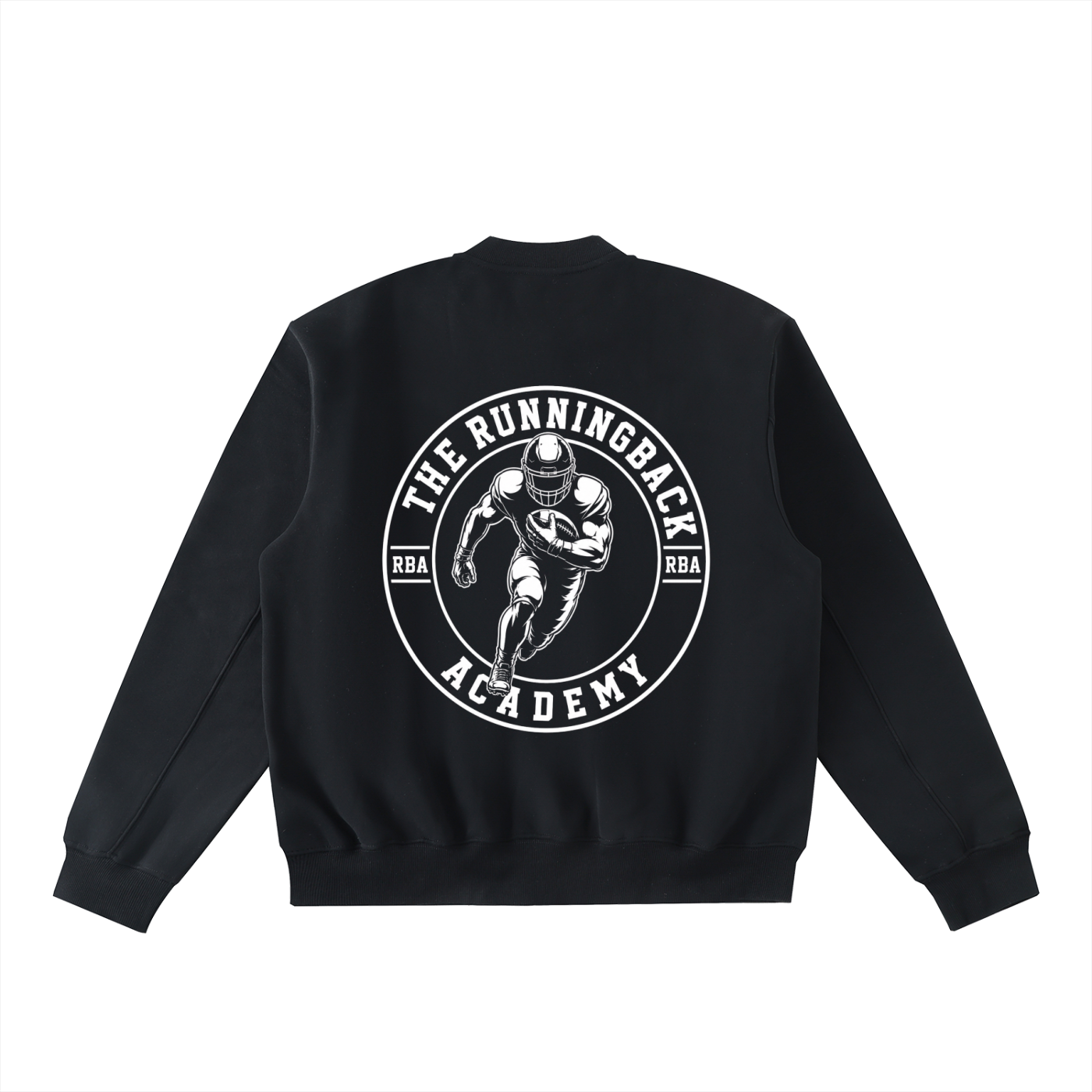 Essential Zip-Up Fleeced Varsity Jacket